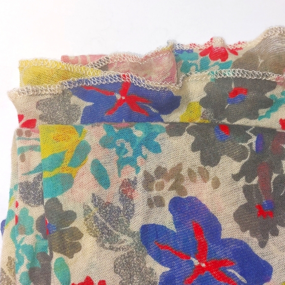 Crown Women's Cotton Blend Floral Scarf Headwrap Shawl Wrap Multicolor - Picture 6 of 7